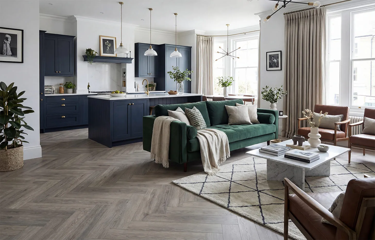 Ламинат Stone Floor Дуб Браунстоун