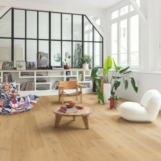 Кварцвиниловая плитка Quick-Step Дуб элегантный натуральный ALPHA VINYL Bloom AVMPU40316