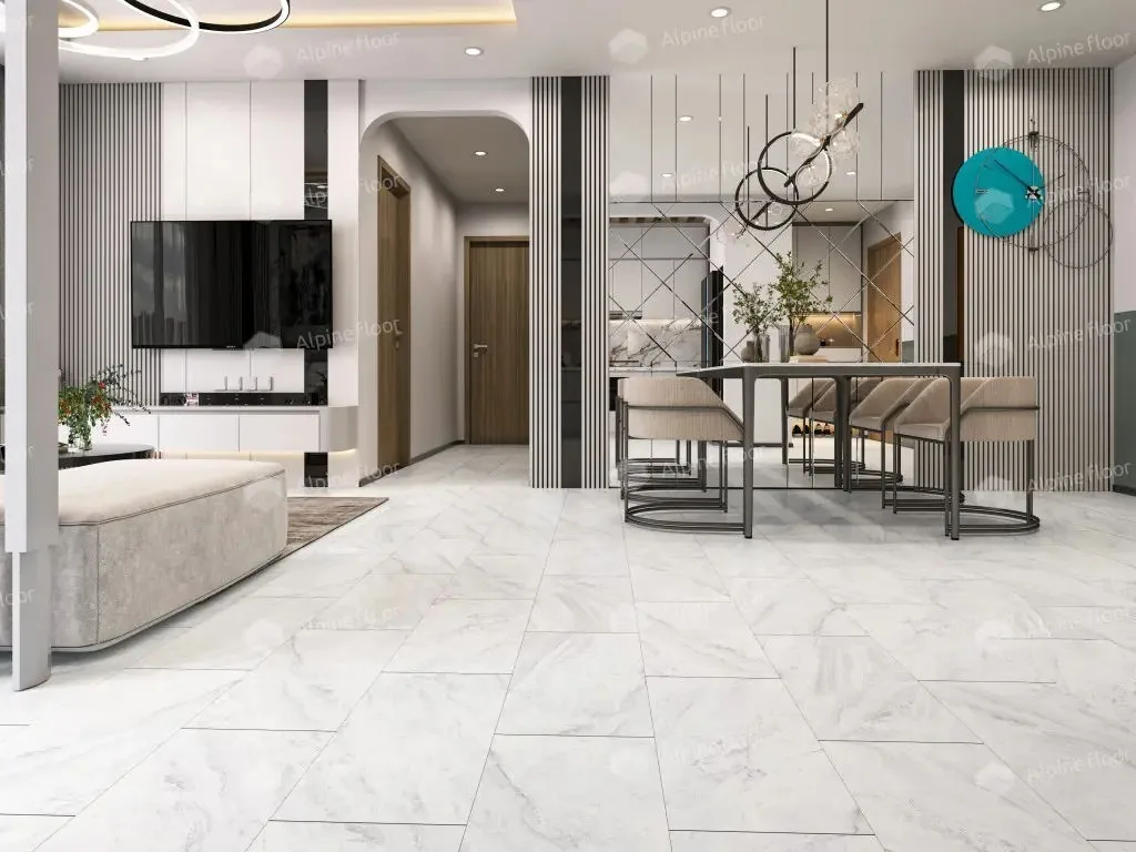 Клеевая кварцвиниловая плитка LVT Alpine Floor Light Stone Вердон ECO 15-4 — фото 2