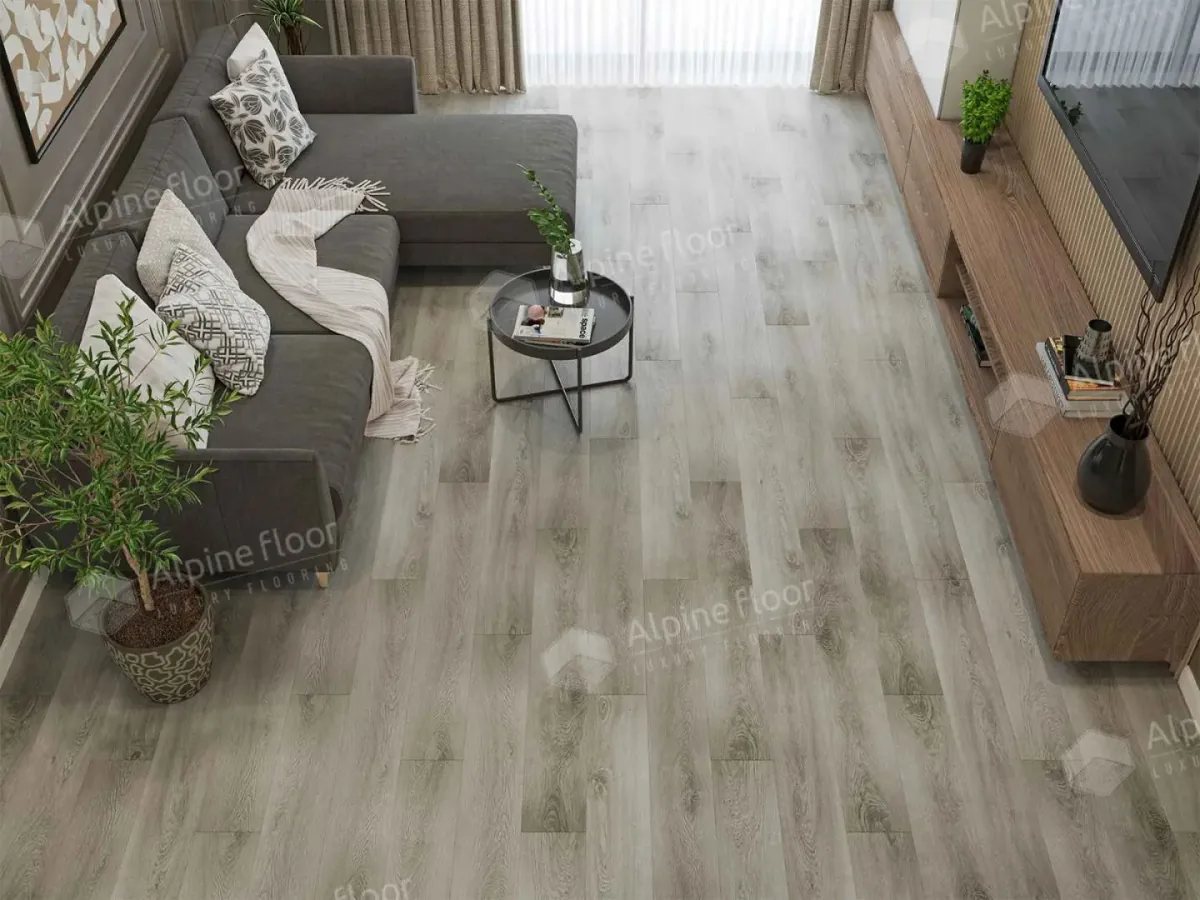 Клеевая кварцвиниловая плитка LVT Alpine Floor Негара ECO 11-1702