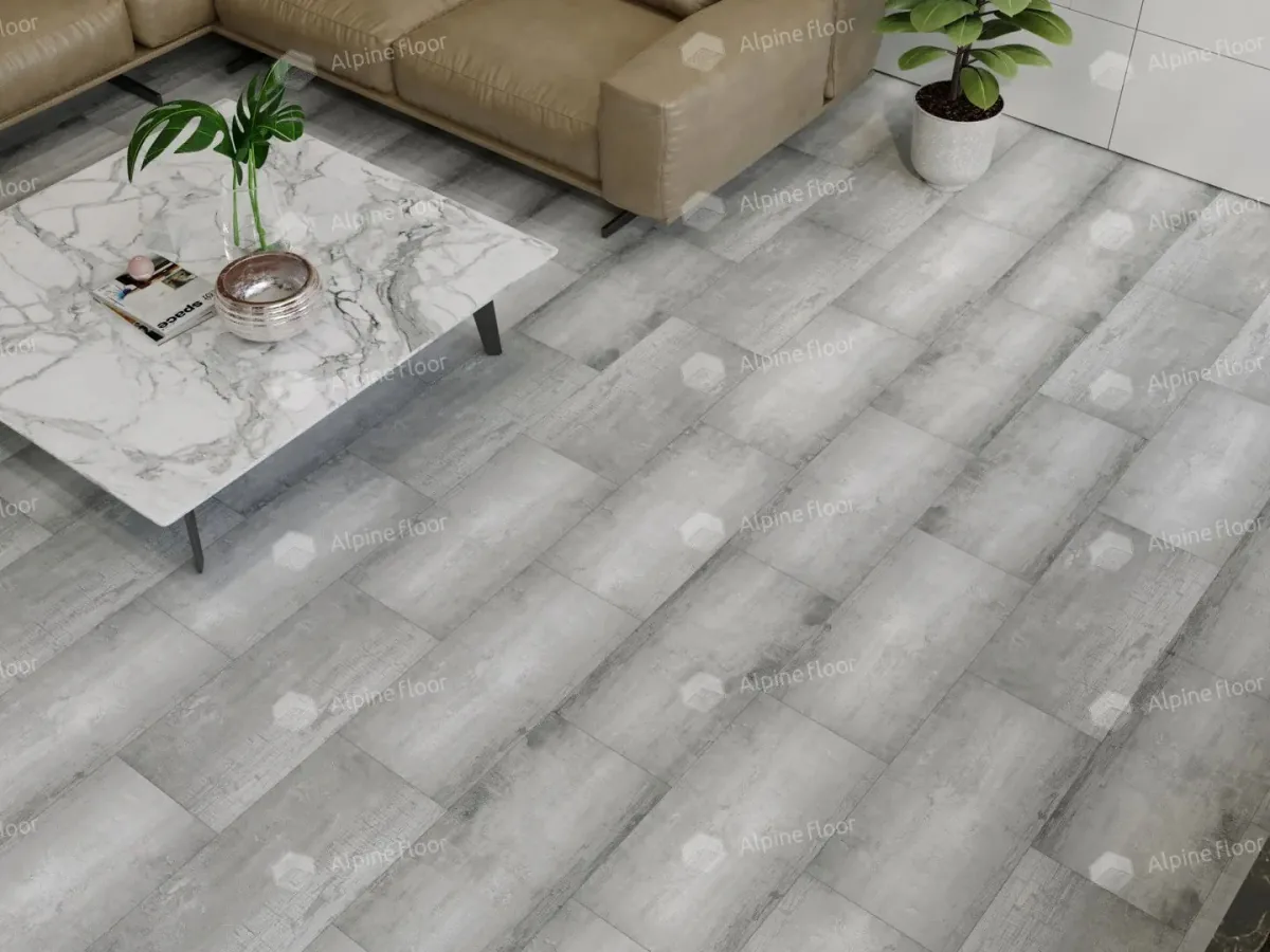 Клеевая кварцвиниловая плитка LVT Alpine Floor Light Stone Корнуолл ECO 15-1