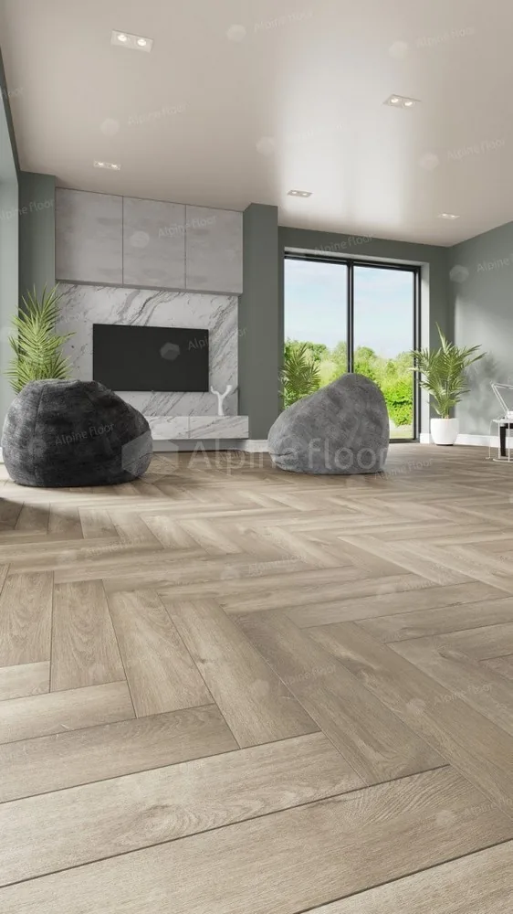 Кварцвиниловая плитка Alpine Floor Parquet Light Дуб натуральный отбеленный есо 13-5