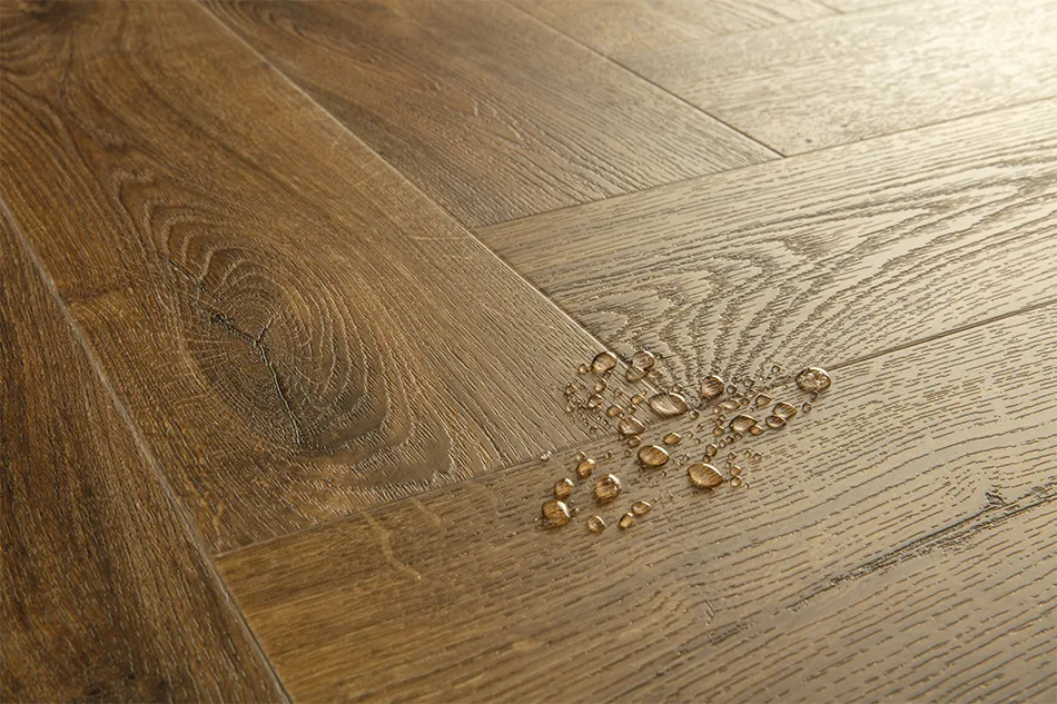 Клеевая кварцвиниловая плитка LVT Quick-Step Коричневый оcенний дуб Pristine SGHBC20334