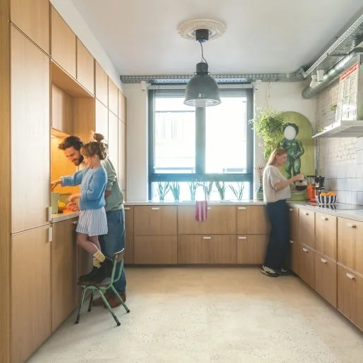 Кварцвиниловая плитка Quick-Step Бетон галечный ALPHA VINYL ILLUME AVMTU40276