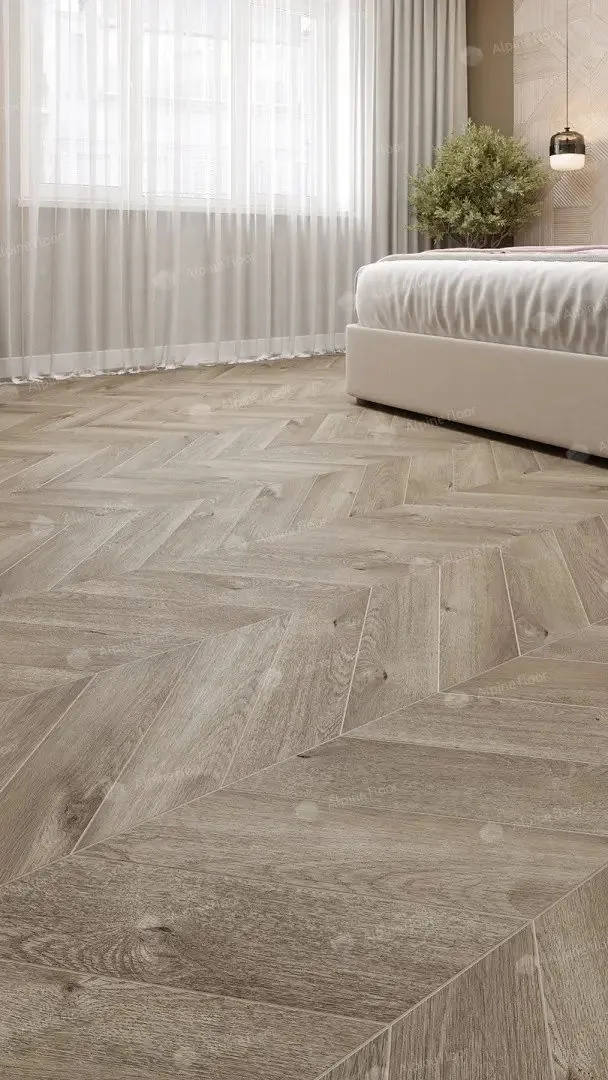 Кварцвиниловая плитка Alpine Floor Chevron Дуб Натуральный Отбеленный ECO 18-3 MC — фото 2