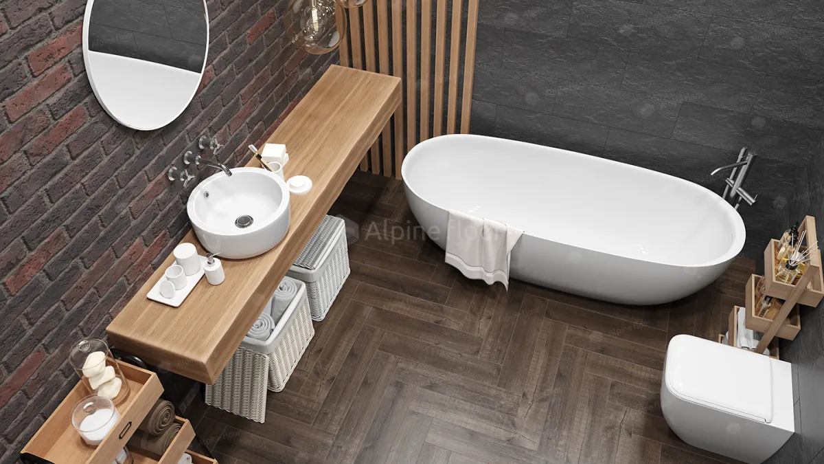 Клеевая кварцвиниловая плитка LVT Alpine Floor 16-22 Дуб Альферац ECO ECO 16-22 — фото 2
