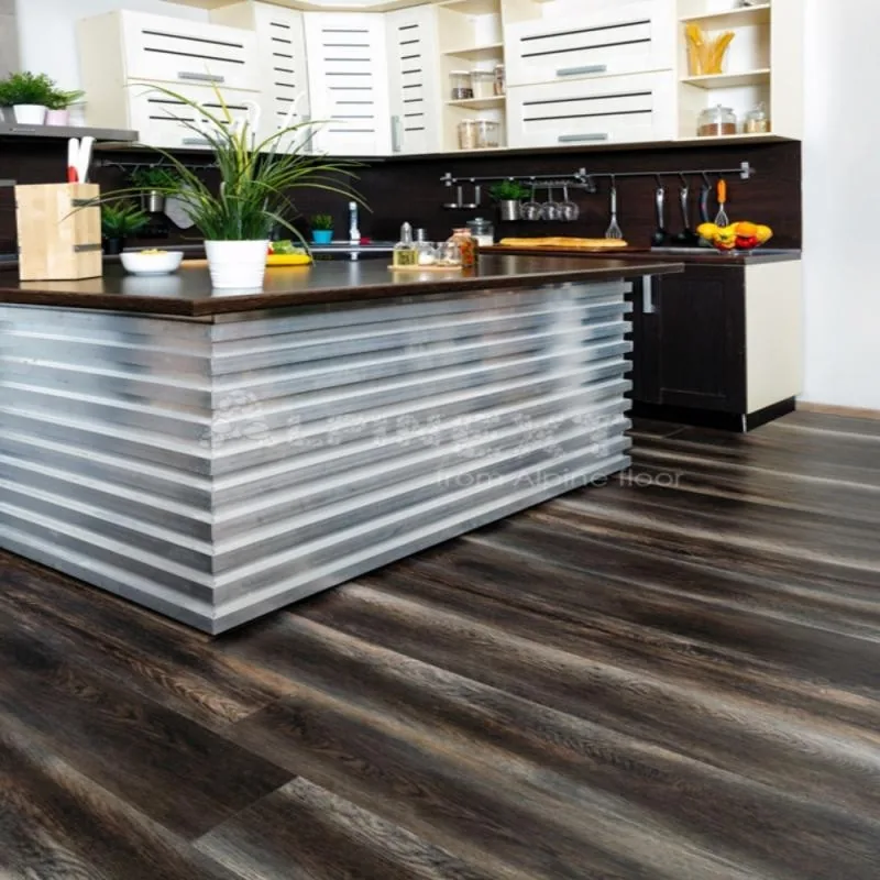 Клеевая кварцвиниловая плитка LVT Alpine Floor Ultra Орех темный ECO 5-13