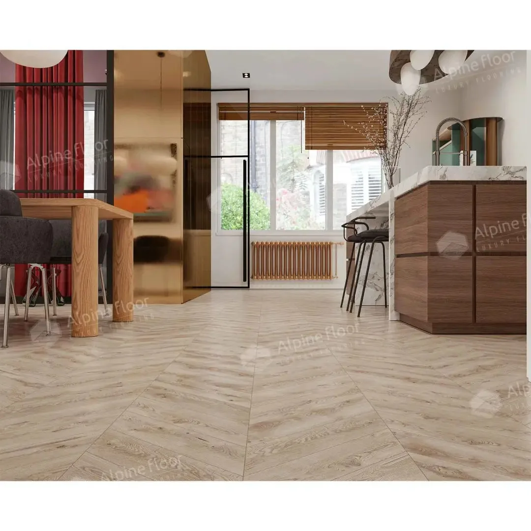 Кварцвиниловая плитка Alpine Floor Chevron Гикори ECO 18-21 MC — фото 2