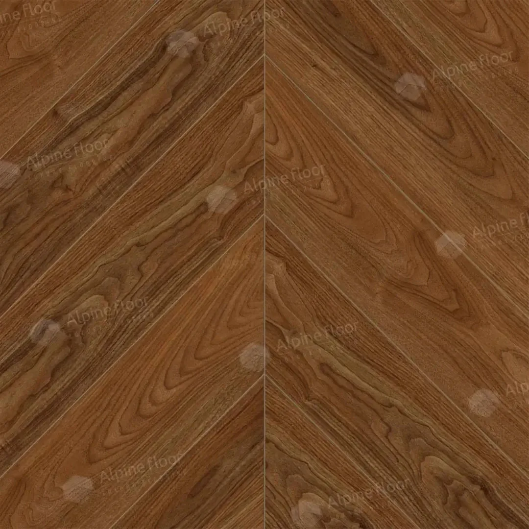 Кварцвиниловая плитка Alpine Floor Chevron Орех Нойер ECO 18-22 MC — фото 1