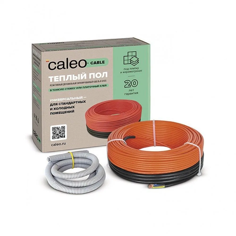 Кабельный тёплый пол Caleo Cable Теплый 18W-100