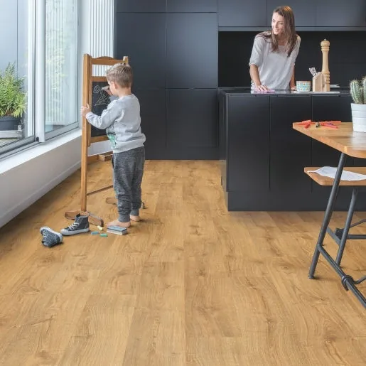 Кварцвиниловая плитка Quick-Step Дуб осенний медовый ALPHA VINYL Bloom AVMPU40088 — фото 3
