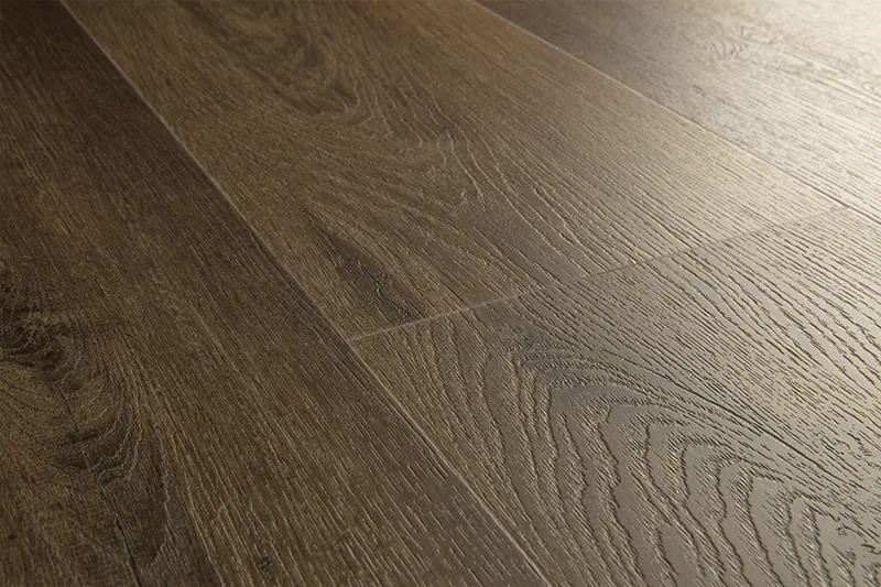 Клеевая кварцвиниловая плитка LVT Quick-Step Дуб льняной темно-коричневый Fuse SGMPC20330