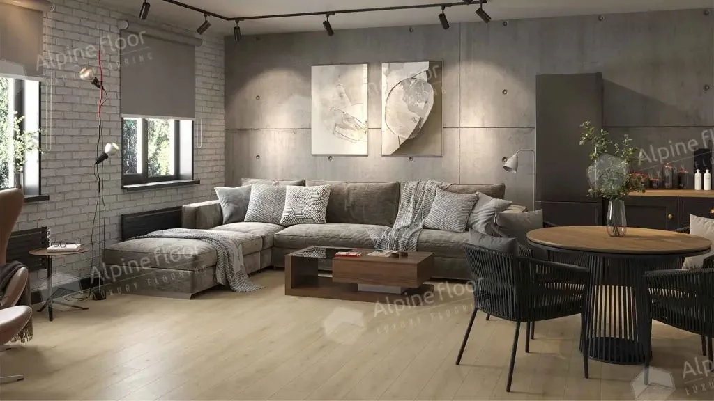 Клеевая кварцвиниловая плитка LVT Alpine Floor Кипарисовая ECO 11-2602 — фото 3