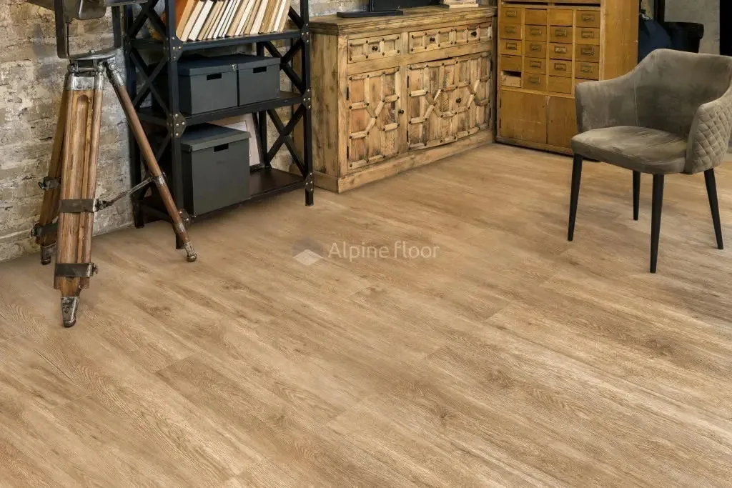 Клеевая кварцвиниловая плитка LVT Alpine Floor Камфора ECO 11-502