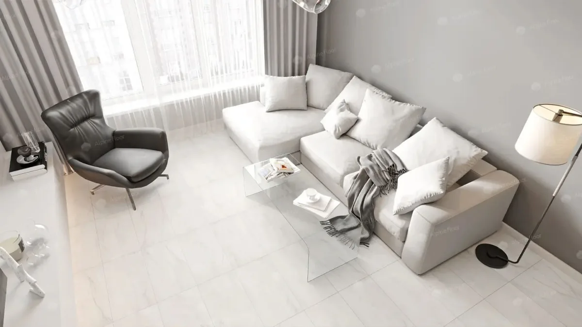 Клеевая кварцвиниловая плитка LVT Alpine Floor Light Stone Брайс ECO 15-7