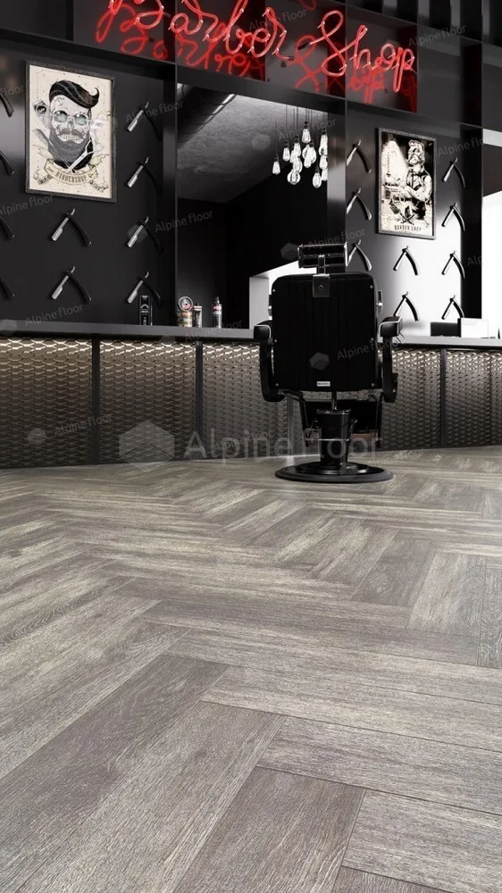 Кварцвиниловая плитка Alpine Floor Parquet Light Венге грей есо 13-8