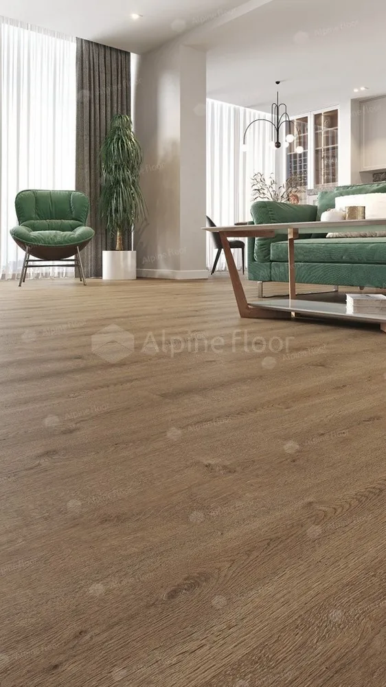 Кварцвиниловая плитка Alpine Floor Solo SPC Кварцвинил Ларгетто ЕСО 14-3