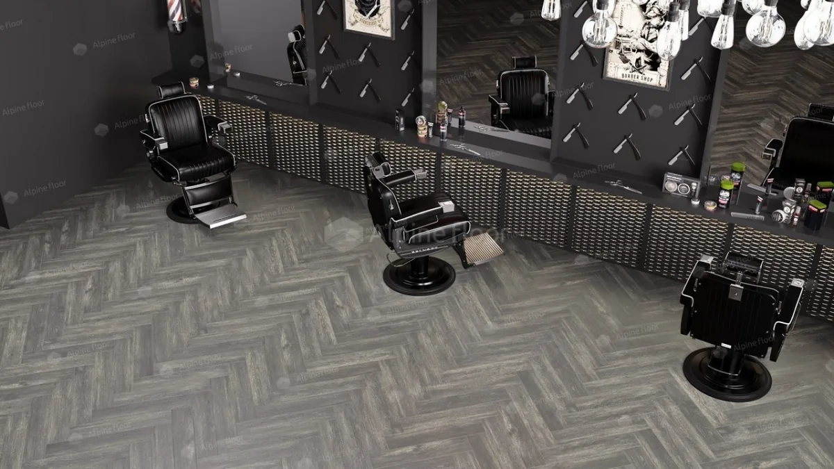 Кварцвиниловая плитка Alpine Floor Parquet Light Венге грей есо 13-8