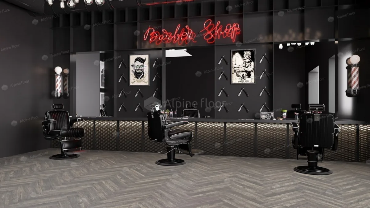 Кварцвиниловая плитка Alpine Floor Parquet Light Венге грей есо 13-8