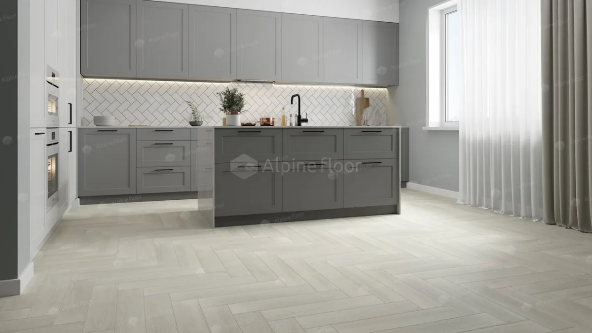 Кварцвиниловая плитка Alpine Floor Parquet Light Зимний лес есо 13-6