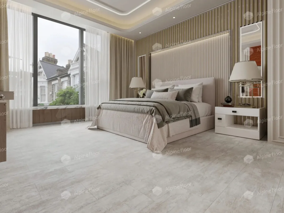 Клеевая кварцвиниловая плитка LVT Alpine Floor Light Stone Ратленд ECO 15-9