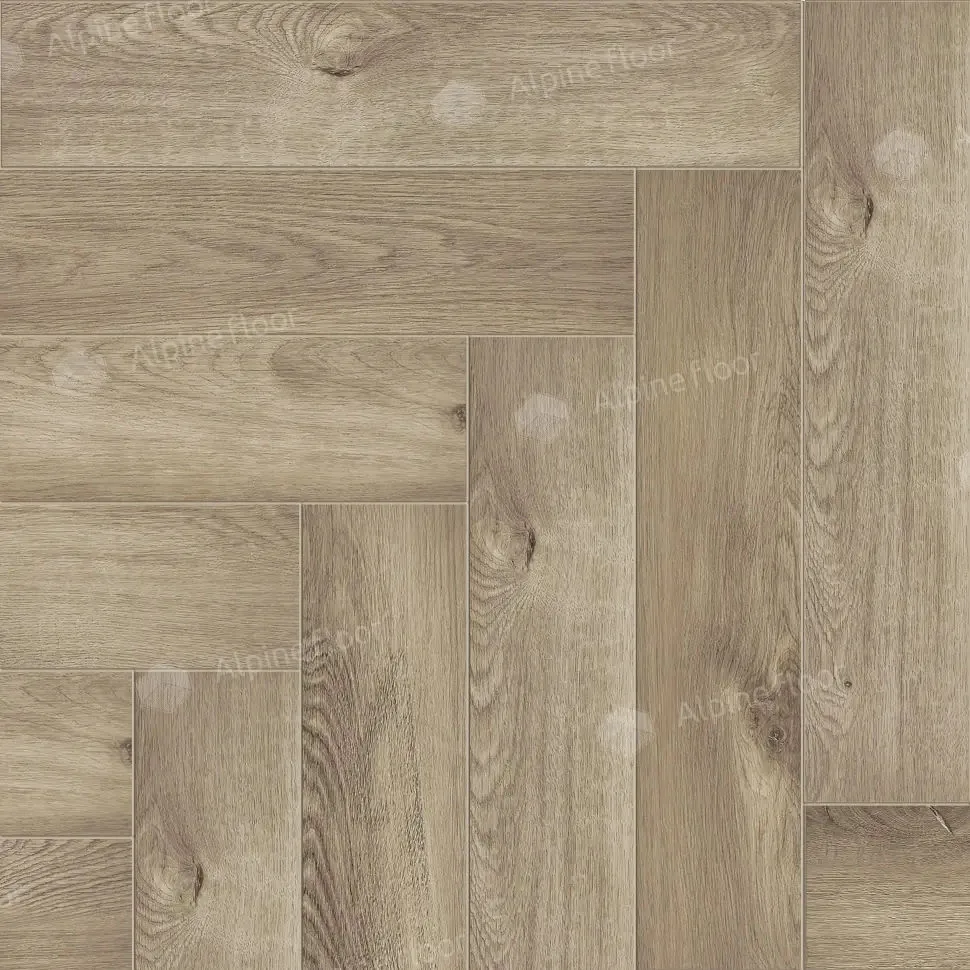 Кварцвиниловая плитка Alpine Floor Parquet Premium Дуб Натуральный Отбеленный ECO 19-5 MC