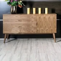 Клеевая кварцвиниловая плитка LVT Alpine Floor Ultra Дуб снежный ECO 5-14