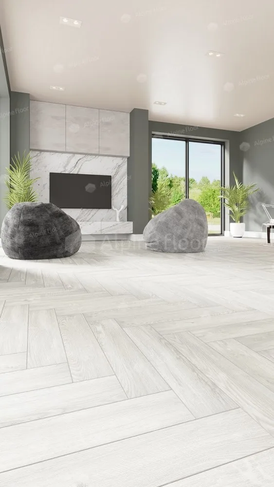 Клеевая кварцвиниловая плитка LVT Alpine Floor Parquet 16-4 Дуб Арктик ECO ECO 16-4 — фото 3