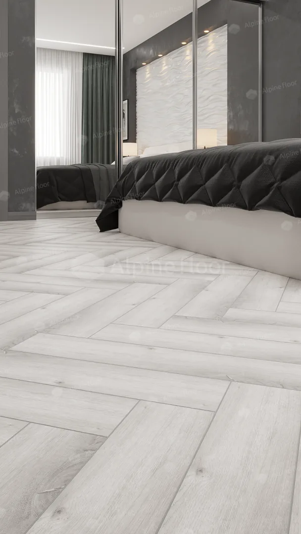 Клеевая кварцвиниловая плитка LVT Alpine Floor Parquet Дуб Альхена ECO 16-12