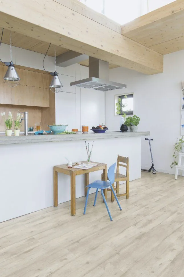 Ламинат Quick-Step Impressive Ultra Реставрированный дуб светло-серый IMU1861 — фото 5