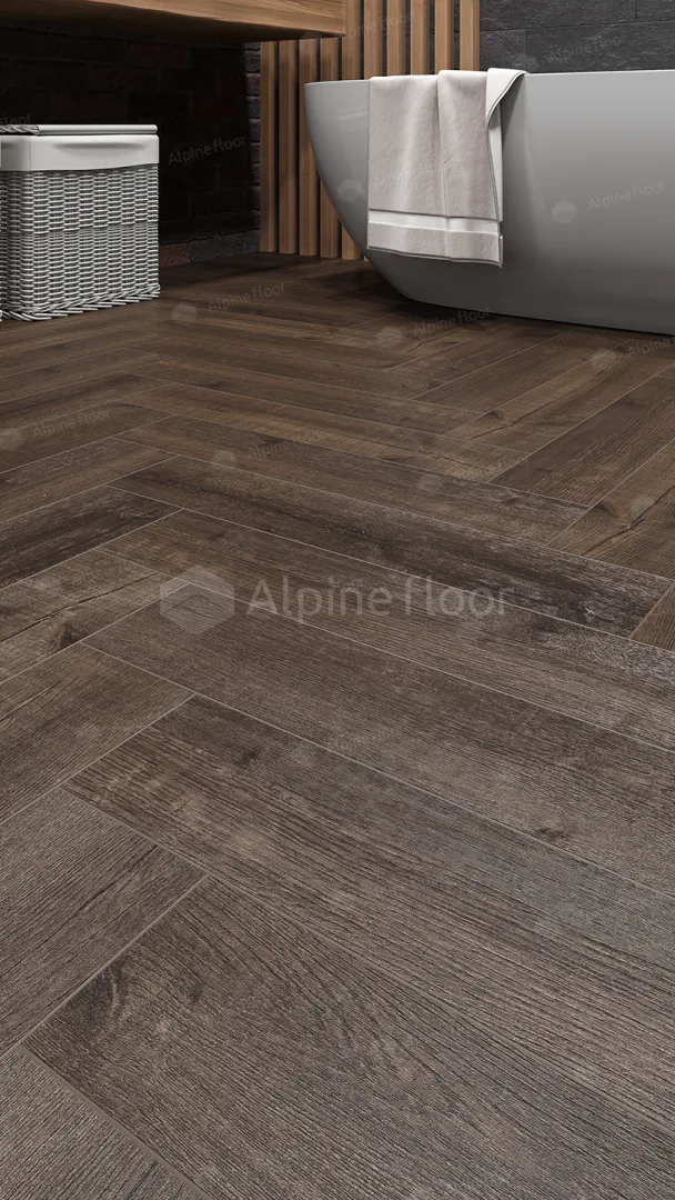 Клеевая кварцвиниловая плитка LVT Alpine Floor 16-22 Дуб Альферац ECO ECO 16-22 — фото 3