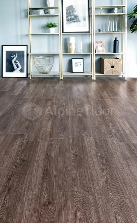 Кварцвиниловая плитка Alpine Floor Sequoia SPC Секвойя Темная ЕСО 6-12