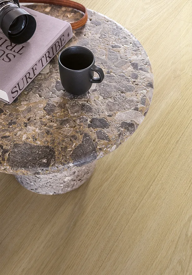 Клеевая кварцвиниловая плитка LVT Quick-Step Дуб безмятежный натуральный светлый Fuse SGMPC20321 — фото 5