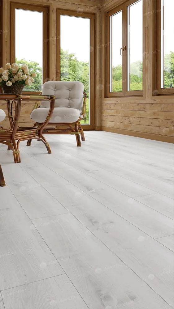 Кварцвиниловая плитка Alpine Floor Classic SPC Дуб выбеленный ЕСО 182-8