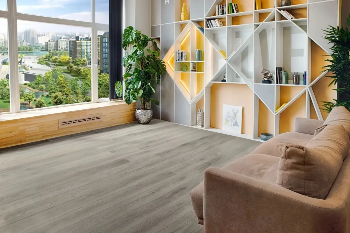 Клеевая кварцвиниловая плитка LVT Alpine Floor Клауд ECO 11-1502