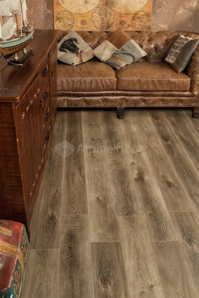 Подложка Alpine Floor Premium XL Инженерный кварцвинил Дуб коричневый ECO 7-9 — фото 5