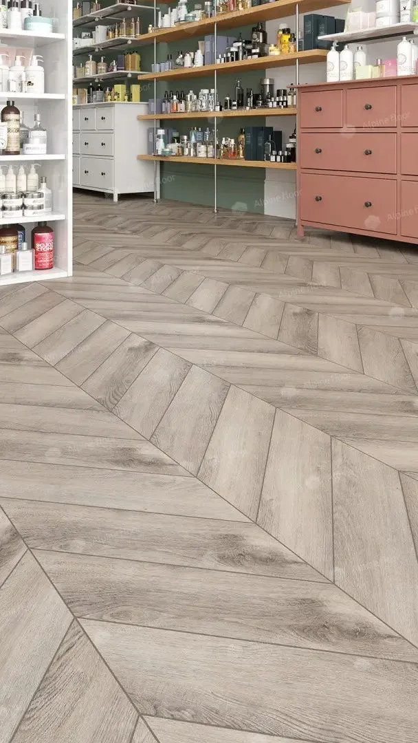 Кварцвиниловая плитка Alpine Floor Chevron Дуб Исида ECO 18-8 MC — фото 3