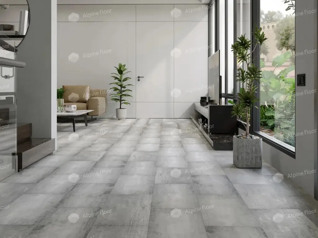 Клеевая кварцвиниловая плитка LVT Alpine Floor Light Stone Корнуолл ECO 15-1