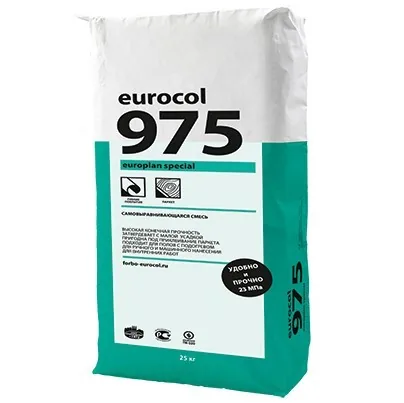 Наливной пол Forbo Самовыравнивающаяся смесь 975 Europlan Special eurocol eurocol 975