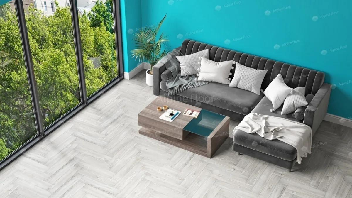 Кварцвиниловая плитка Alpine Floor Parquet Light Снежный есо 13-11
