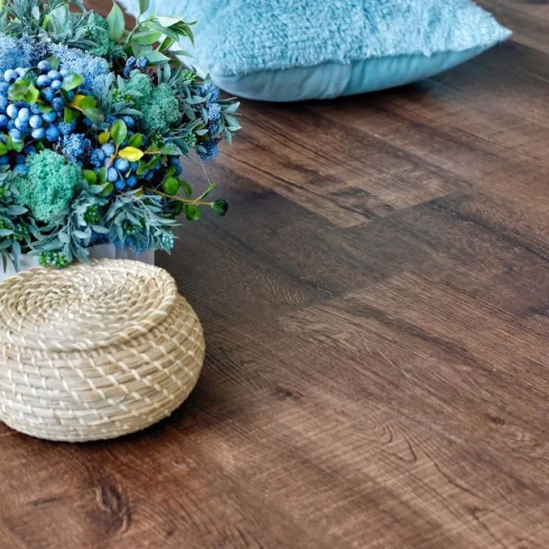 Кварцвиниловая плитка Alpine Floor Real Wood Дуб Мокка Синхронное тиснение ECO 2-2