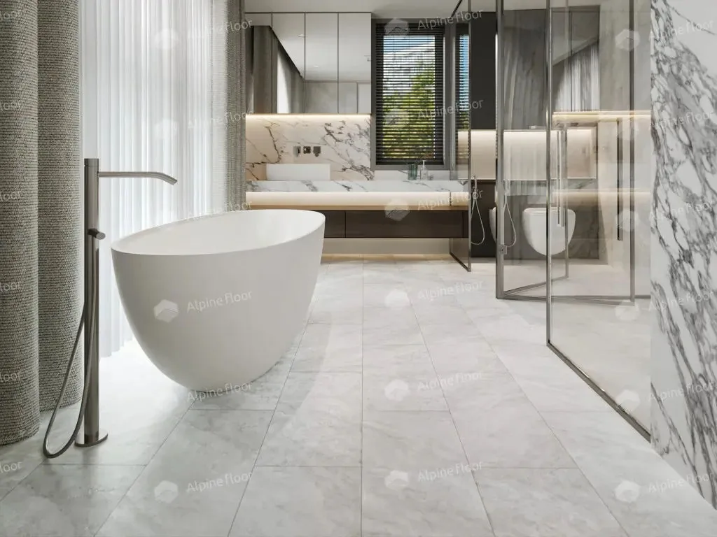 Клеевая кварцвиниловая плитка LVT Alpine Floor Light Stone Чили ECO 15-5