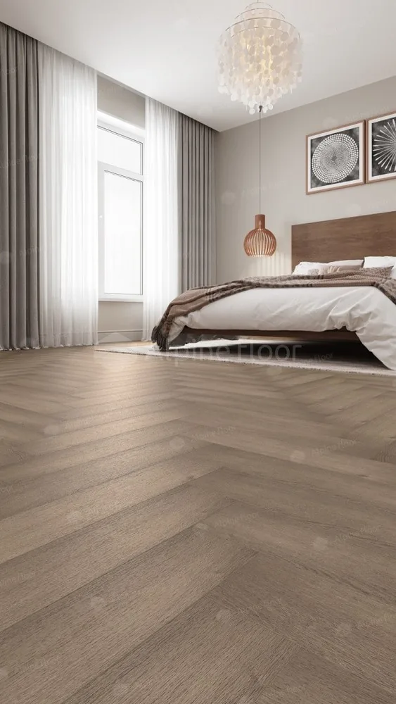 Клеевая кварцвиниловая плитка LVT Alpine Floor 16-7 Дуб Насыщенный ECO ECO 16-7