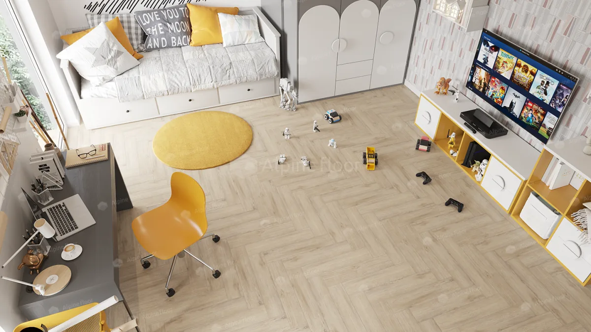 Клеевая кварцвиниловая плитка LVT Alpine Floor Parquet Дуб Медия ECO 16-20