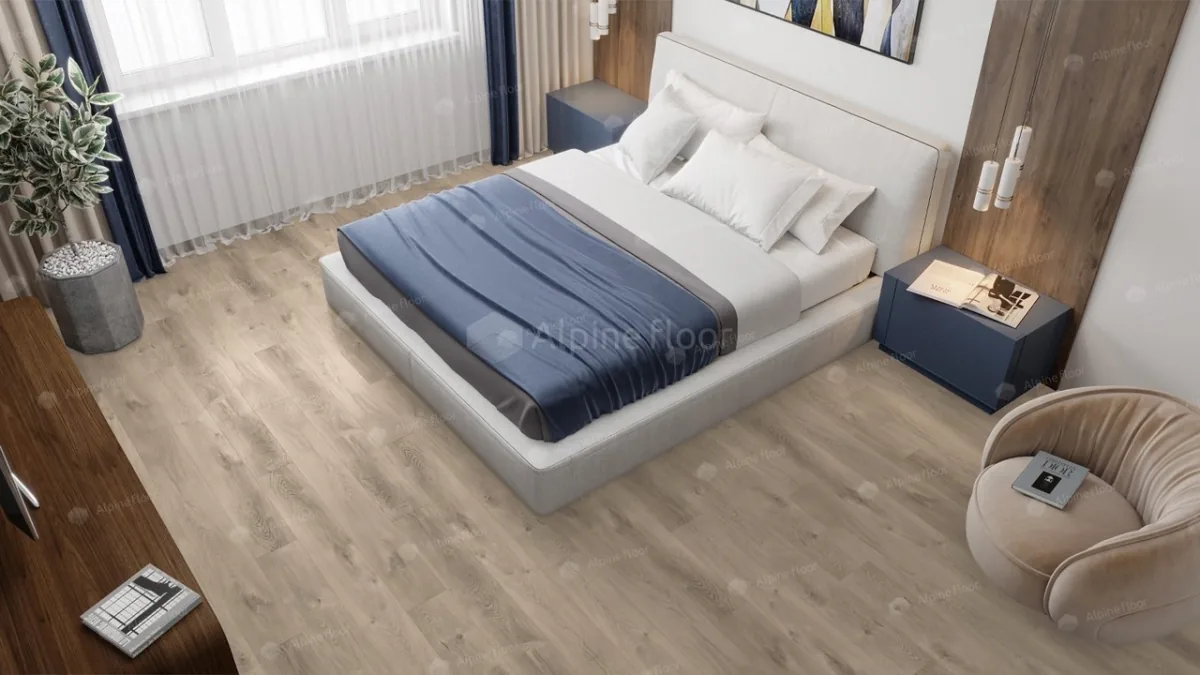 Подложка Alpine Floor Premium XL Инженерный кварцвинил Дуб Натуральный Отбеленный ECO 7-5 — фото 3