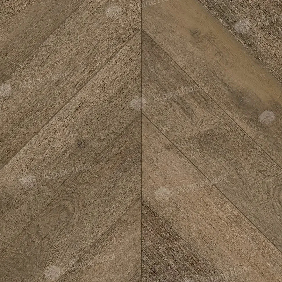 Кварцвиниловая плитка Alpine Floor Chevron Дуб Насыщенный ECO 18-4 MC