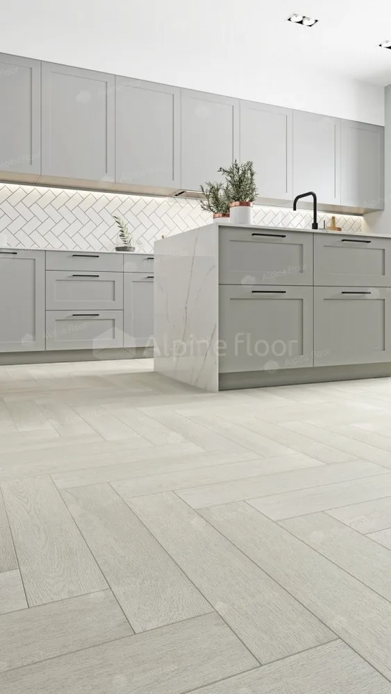 Клеевая кварцвиниловая плитка LVT Alpine Floor Parquet 16-6 Зимний Лес ECO ECO 16-6 — фото 2