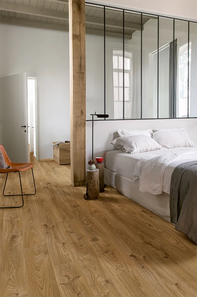 Клеевая кварцвиниловая плитка LVT Quick-Step Дуб кантри коричневый Liv SGSPC20316