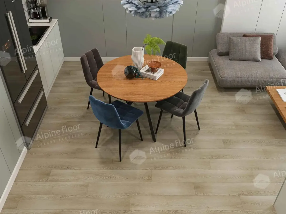 Клеевая кварцвиниловая плитка LVT Alpine Floor Шварцевальд ECO 11-1802 — фото 2