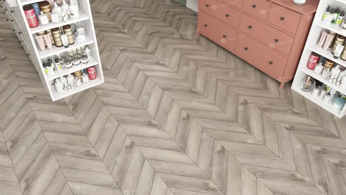 Кварцвиниловая плитка Alpine Floor Chevron Дуб Исида ECO 18-8 MC — фото 2